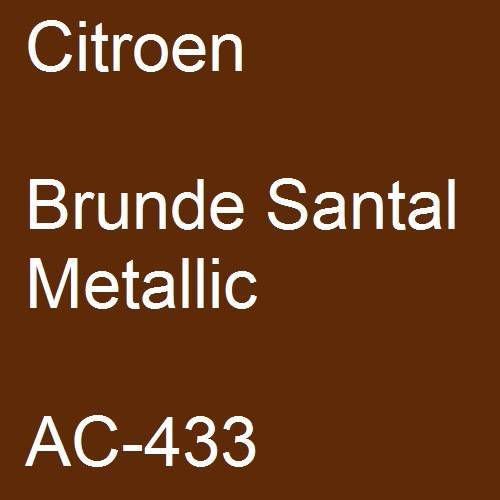 Citroen, Brunde Santal Metallic, AC-433.